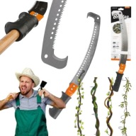 PIŁA RĘCZNA DO DREWNA DO GAŁĘZI OGRODOWA DO CIĘCIA Z HAKIEM 320MM OSTRZE