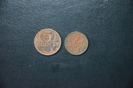 Polska 2 grosze ,5 groszy 1937 rok !!!