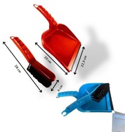 Zmiotka Miotełka z szufelką łopatką z gumką przylegająca