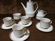 CHODZIEŻ ROMAN SERWIS DO KAWY E RENKOWSKI STARA PORCELANA PRL 4 osoby 16szt