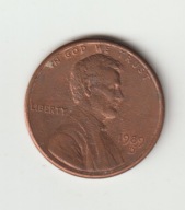 USA 1 cent 1989 D