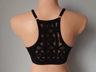 Piękny biustonosz super modelujący elastyczny czarny DANSKIN r.S