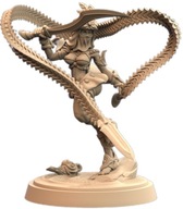 Embrace of Simoon Pustynna Wojowniczka z Batem Pinup B RPG Druk 3D NSFW