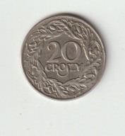 Polska II RP 20 groszy 1923 ladna z obiegu