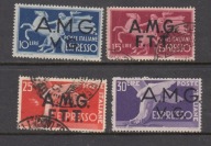 WŁOCHY / TRIEST zona A Mi 24-27 PEGAZ z nad A.M.G. seria z 1947