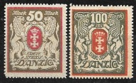 $$&&WMG ROCZNIK 1922 Fi 94-95* WYDANIE OBIEGOWE - HERB GDAŃSKA