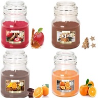 ŚWIECE ZAPACHOWE ŚWIĄTECZNE ŚWIECZKI 4X ŚWIECA ZESTAW KORZENNY NA PREZENT