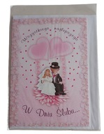 Kartka okolicznościowa ślubna na ślub