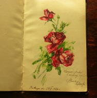 PRZEDWOJENNY PAMIĘTNIK Z WPISAMI KROTOSZYN 1925-1928