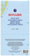 BONAIRE mapa do NURKOWANIA na KAJAK Karaiby ANTYLE