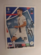 Karta topps match attax autograf Słowenia Petar Stojanović Euro 2024