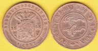INDIE 1 Cent 1858 r.