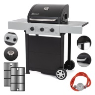 Grill Gazowy Ogrodowy Warmtec BlackFlame 3 Palniki 7,2kW
