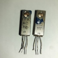 Tranzystory germanowe AC117 TFK kpl. 2szt