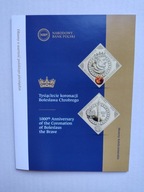 Folder 2025 Tysiąclecie koronacji Bolesława Chrobrego 500 zł w j.pol i ang