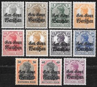 $$OKUPACJA NIEMIECKA (ON) ROCZNIK 1916 Fi 6-16** odmiany - OBIEGOWE GGW