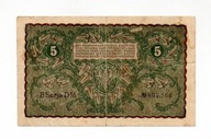 5 Marka 1919r. II Serja DM