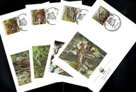 Salwador / 4 Koperty FDC / 1807-1810 ( WWF - Fauna ) 1988 r.