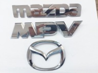 ZNACZEK EMBLEMAT LOGO NAPIS TYŁ NA KLAPE 95x76 MAZDA MPV ORYGINAŁ