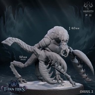 Chuul 2 - Titan Tides - figurka RPG DnD D&D - druk 3D 14K
