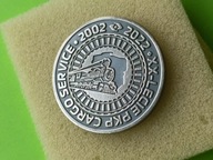 Oryg MEDAL JUBILEUSZOWY - XX - LECIE PKP CARGO SERVICE - 2002 - 2022