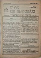 Głos Solidarności nr 29-35 20-8-1981 WSK PZL-Mielec 4 strony A-4