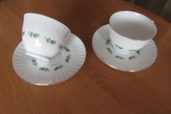 MADE IN CHINA 2 FILIŻANKI I TALERZYKI