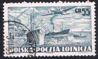 1952 Polska Fi 590 B - Wydanie na przesyłki lotnicze