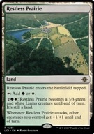 MTG 4x Restless Prairie Rare LCI