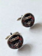 SPINKI DO KOSZULI MANKIETÓW GUNS AND ROSES ROCK LOGO AXL ROSE GUNS N' ROSES