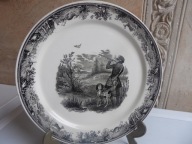 Villeroy&Boch Artemis talerz płaski motyw myśliwstwo