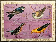 PTAKI ŚWIATA - BURUNDI ** - czysty