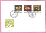 Liechtenstein 1990 FDC malarstwo, owoce, Mi FDC 5€