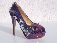 Z cekinów *Sugarfree Shoe* model ELIZA roz 37