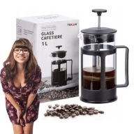 ZAPARZACZ TRADYCYJNY FRENCH PRESS TEKAN – ROZMIAR XL 1L
