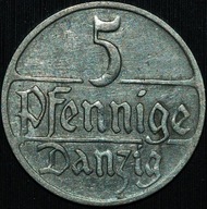 5 Fenigów 1923 WMG - ładny egzemplarz - ORYGINAŁ