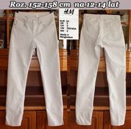 H & M Beżowe rurki Roz. 32 na około 12-15 lat