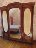 Piekna Sypialnia orzechowa ratanowa