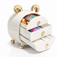 ORGANIZER szkatułka na kosmetyki i biżuterię – z uroczymi złotymi uszkami!