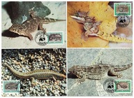 7-MC02- Carbo Verde, WWF, Jaszczurki,1986r