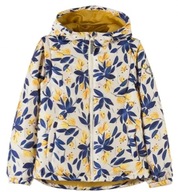 Kurtka dziewczęca przejściowa z kapturem 2w1, bezrękawnik r. 146 cm