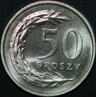 50 groszy 1992 - menniczy egzemplarz