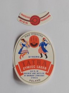 ETYKIETA PIWA ŻYWIEC BEER BROWAR ŻYWIECKI TATRA ŻYWIEC LAGER NOWA