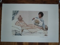 MEL RAMOS -Manet's Olympia (1974)- 57cm x 38.5cm -POP ART- (WARHOL, BANKSY)