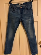 Spodnie męskie jeansy 44 granatowe Retro Brand