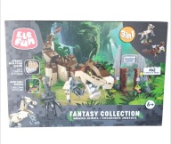 Klocki Fantasy Collection AMAZING ANIMALS 3w1 402 el. Elefun 6+ Dinozaury