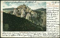 Gruss aus Semmering Gebiet. Ruine Klamm - 1900