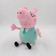 Pluszak Tata Świnki Peppy 30cm Maskotka Daddy Pig Przytulanka