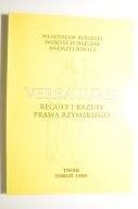 Verba Iuris Reguły i kazusy prawa rzymskiego