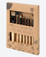 Zestaw 7 bambusowych pędzli do makijażu - Wegańskie